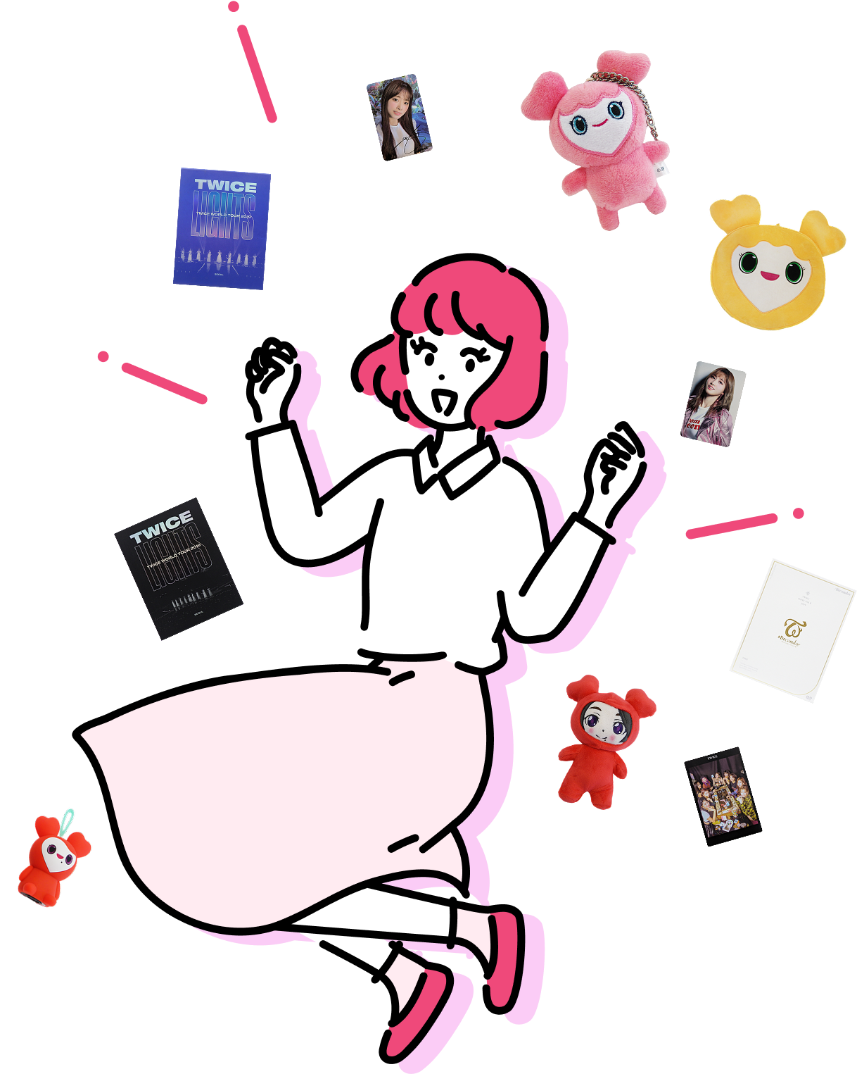 TWICE グッズ 購入証明】本物証明]TWICE ジヒョ 直筆サイン入りチェキ