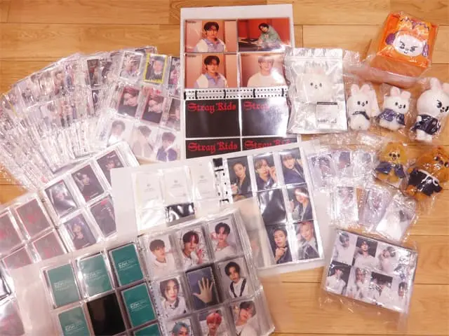 Stray Kids、BTSのトレカ・リュック・ぬいぐるみ・キーリングなどを買取