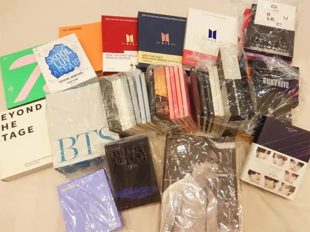 BTSのBlu-ray・写真集・トレカなどを買取